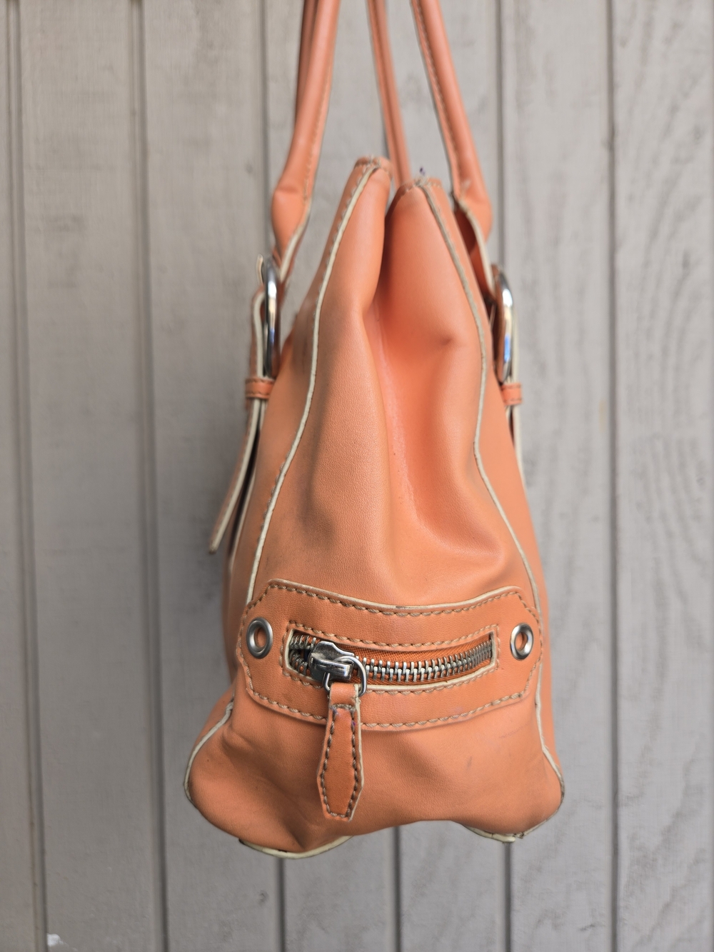 Vintage Nine West Leather Bag - Picture 3 of 12